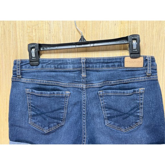 AEROPOSTALE - Women's Denim Shorts - Blue - # 8 - Picture 14 of 15